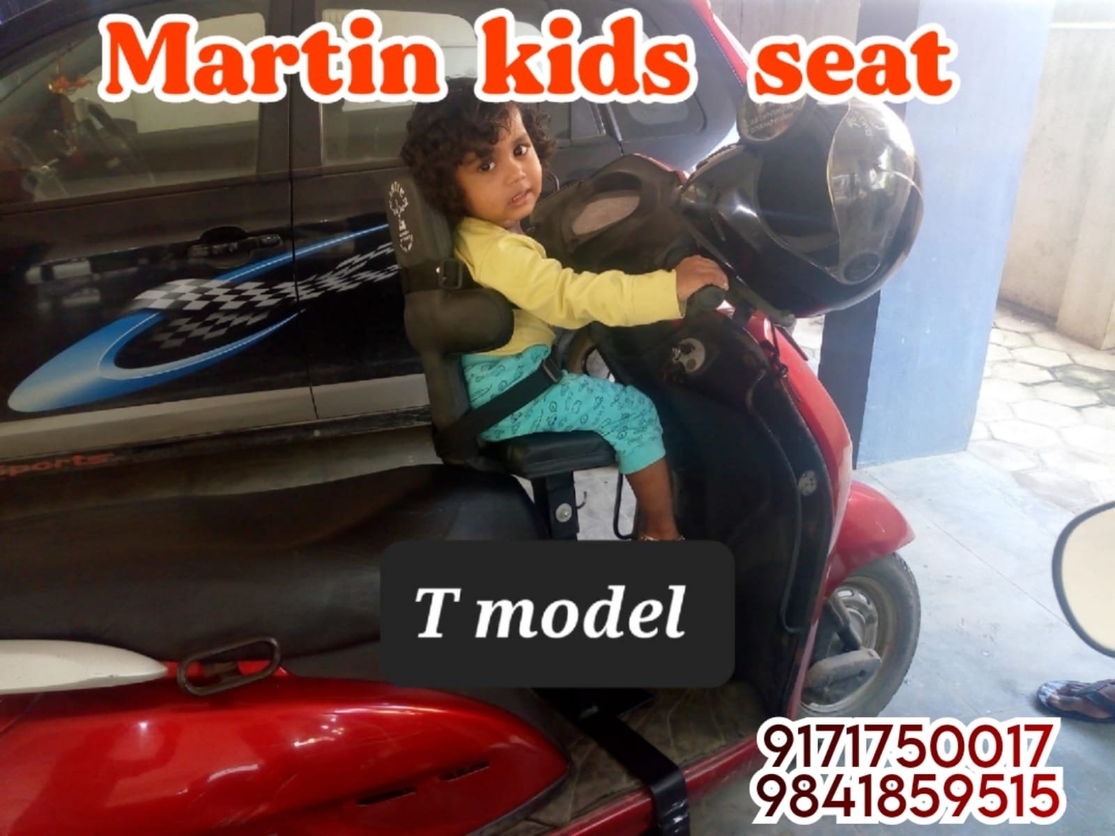 T Model on Red Scooter